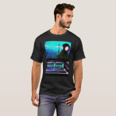 Lo fi hip hop chillhop chill beats lofi aesthetics T-Shirt (Vorne ganz)