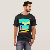 Lo fi hip hop chillhop chill beats lofi aesthetics T-Shirt (Vorne ganz)