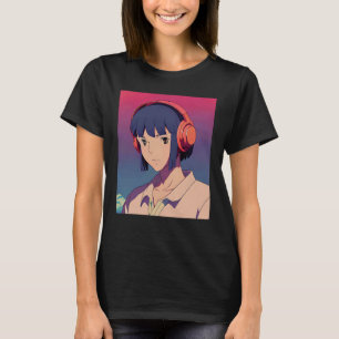 Lo fi Hip-Hop Chillhop-Chill-Beats Lofi-Ästhetik T-Shirt