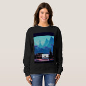 Lo fi hip hop chillhop chill beats studio aestheti sweatshirt (Vorne ganz)