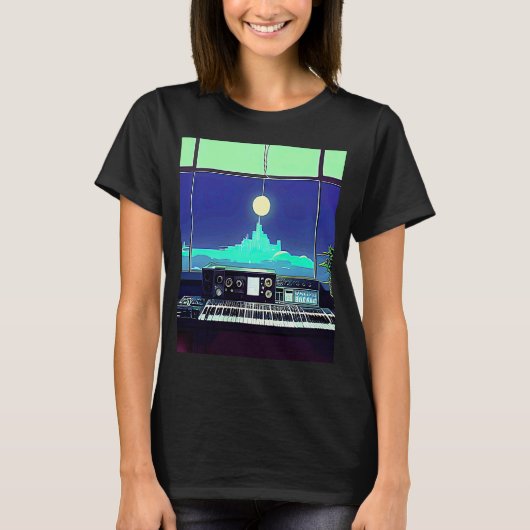 Lo fi hip hop chillhop chill beats studio aestheti T-Shirt (Vorderseite)