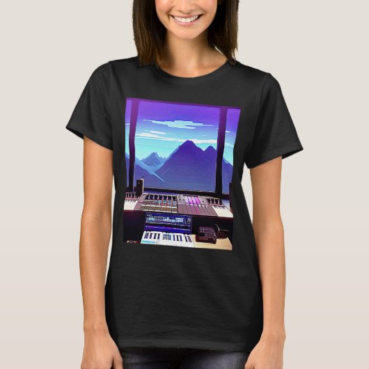 Lo fi Hip Hop Chillhop Chill beats studio aestheti T-Shirt (Vorderseite)
