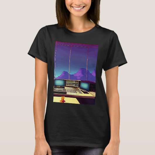 Lo fi hip hop chillhop chill beats studio aestheti T-Shirt (Vorderseite)