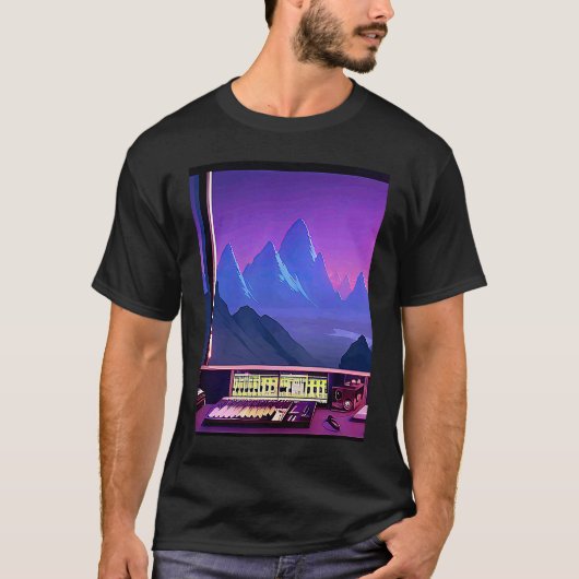 Lo fi hip hop chillhop chill beats studio aestheti T-Shirt (Vorderseite)