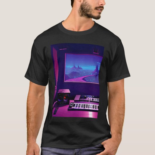 Lo fi hip hop chillhop chill beats studio aestheti T-Shirt (Vorderseite)