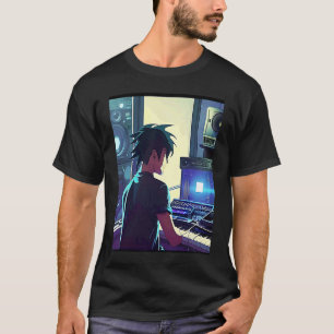 Lo fi Hip Hop Chillhop Chill schlägt Boy Ästhetik T-Shirt