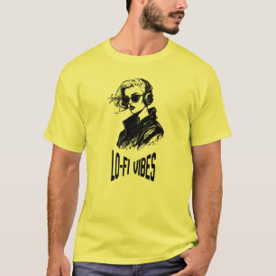 Lo-Fi-Stimmungs-Vektor-Kunst T-Shirt