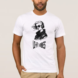 Lo-Fi-Stimmungs-Vektor-Kunst T-Shirt