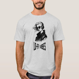 Lo-Fi-Stimmungs-Vektor-Kunst T-Shirt