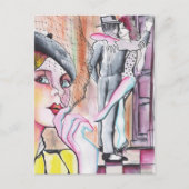 Lo han visto con otra! - Tango Postkarte (Vorderseite)