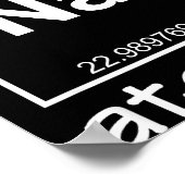 Lo Na Atodos - Spanish Chemistry Periodic Table So Poster (Ecke)