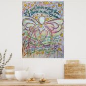 Lo que cáncer no puede hacede Angel Poster Print (Küche)