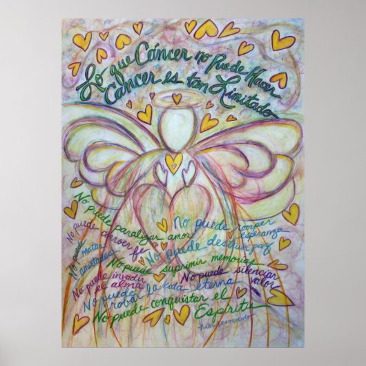 Lo que cáncer no puede hacede Angel Poster Print (Vorne)
