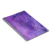 Lo que Cáncer No Puede Hacer Lila Notebook Notizblock (Rechte Seite)