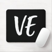 Lo Ve Love Matching Couple Husband Wife Valentine' Mousepad (Mit Mouse)