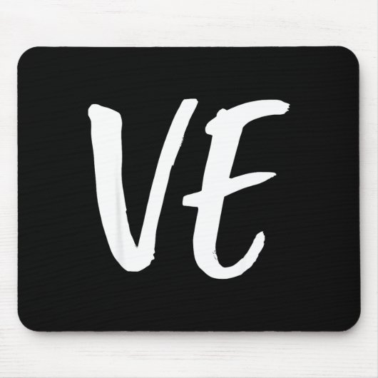 Lo Ve Love Matching Couple Husband Wife Valentine' Mousepad (Vorne)