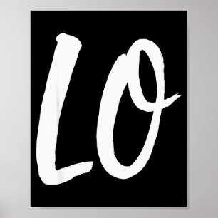 Lo Ve Love passende Paar Ehemann Ehefrau Valentins Poster