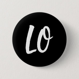 Lo Ve Love passende Paar Grafik Kunst Button