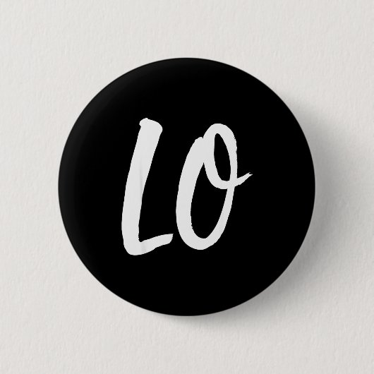 Lo Ve Love passende Paar Grafik Kunst Button (Vorderseite)