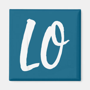 Lo Ve Love Passendes Paar Design Magnet