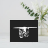 Lo Watt Skull Lamp Postkarte (Stehend Vorderseite)