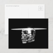 Lo Watt Skull Lamp Postkarte (Vorne/Hinten)