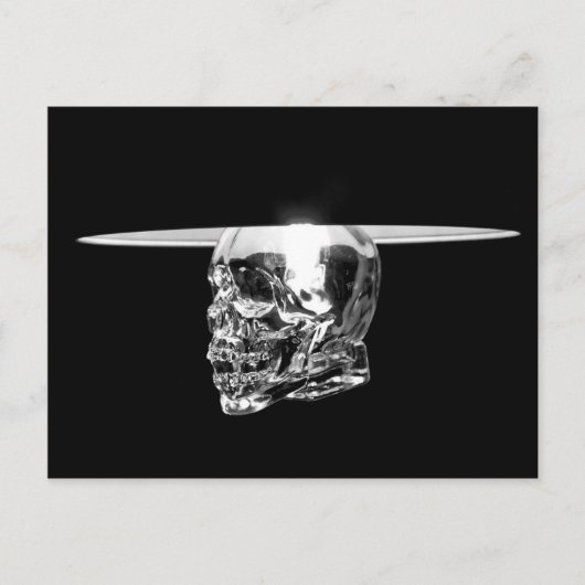 Lo Watt Skull Lamp Postkarte (Vorderseite)