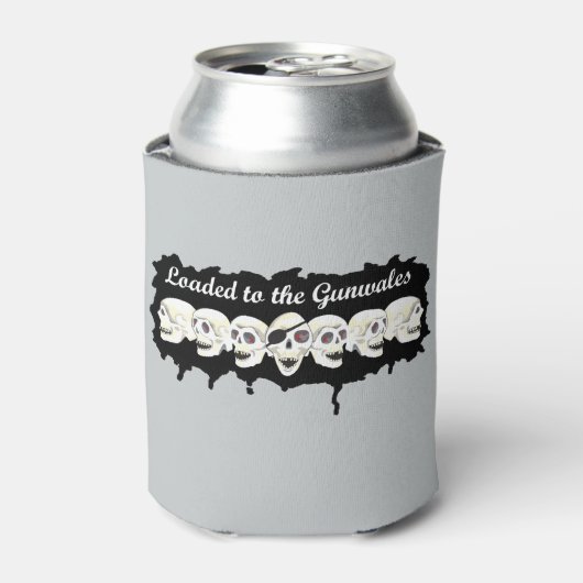 Loaded Pirates Funny Pirate Can Cooler Dosenkühler (Kanne Vorderseite)