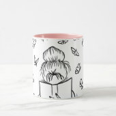 Loader Pink-Kaffee-Tasse Tasse (Zentrum)