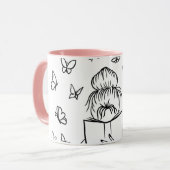 Loader Pink-Kaffee-Tasse Tasse (Vorderseite Links)