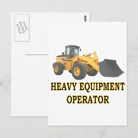LOADER POSTKARTE (Vorne/Hinten)