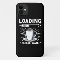 Loading Bitte warten Sie auf Kaffee lustige Kaffee
