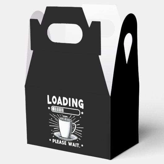 Loading Bitte warten Sie auf Kaffee lustige Kaffee Geschenkschachtel (Geöffnet)