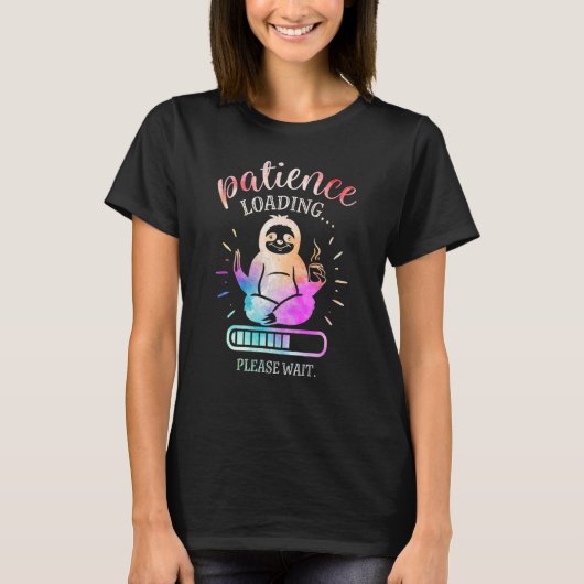 Loading bitte warten T-Shirt (Vorderseite)