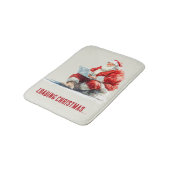 Loading Christmas Funny Santa Design Badematte (Schrägansicht)