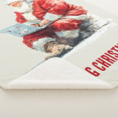 Loading Christmas Funny Santa Design Sherpadecke (3/4)