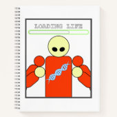 Loading Life Spiralheft Notizblock (Vorderseite)
