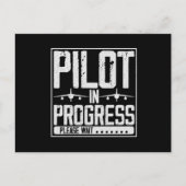Loading… Pilot Upgrade in Progress Flight School Postkarte (Vorderseite)