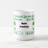 Loading Shenanigans Dog Mom Gnome St Patrick's Day Kaffeetasse (Mittel)