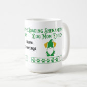 Loading Shenanigans Dog Mom Gnome St Patrick's Day Kaffeetasse (VorderseiteRechts)
