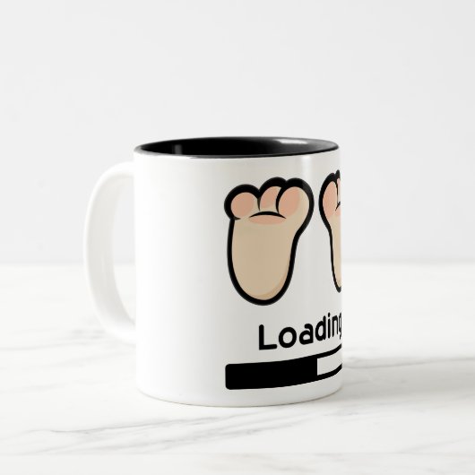 Loading Zweifarbige Tasse (Vorderseite Links)