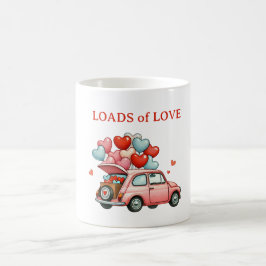 Loads Liebe - Romantischer Jahrgangswagen Kaffeetasse
