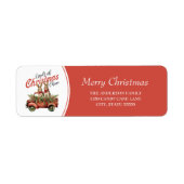 Loads of Christmas Cheer Rabbits in Red Truck (Vorne)