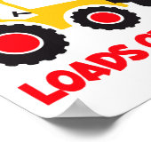 Loads Of Love Toddler Tractor Valentines Day For K Poster (Ecke)