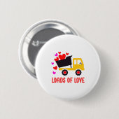 Loads Of Love Toddler Truck Valentines Day For K  Button (Vorne & Hinten)