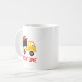 Loads Of Love Toddler Truck Valentines Day For K  Kaffeetasse (Vorderseite Links)