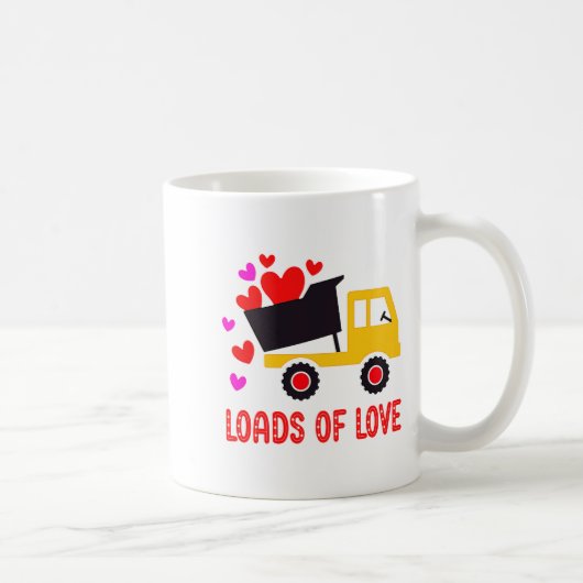 Loads Of Love Toddler Truck Valentines Day For K Kaffeetasse (Rechts)
