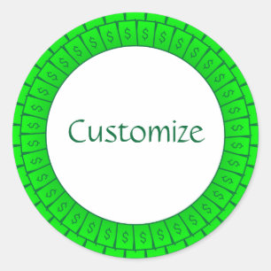 Loadz a' Money Template Runder Aufkleber