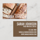 Loaf Brot Backbäckerei Konditorei Koch Food Blog Visitenkarte (Vorne/Hinten)