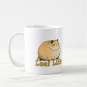 Loaf Life Funny Funny Fat Cat Mug Kaffeetasse (Links)